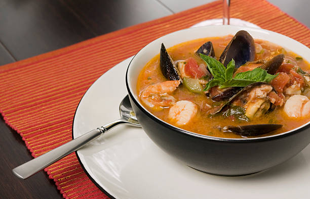 istock Bowl of Seafood Soup 91507561