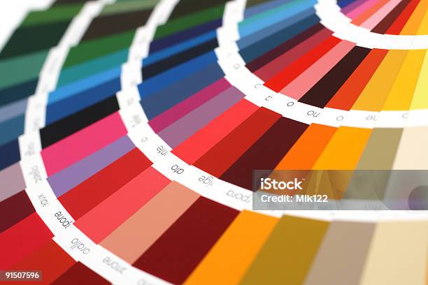 Ral Sample Colors Catalogue Stock Photo - Download Image Now - Colors, Artist's Palette, Black Color
