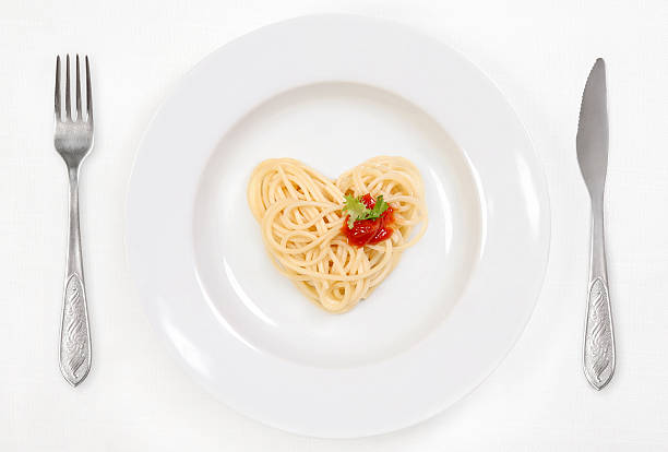 I love Spaghetti! stock photo