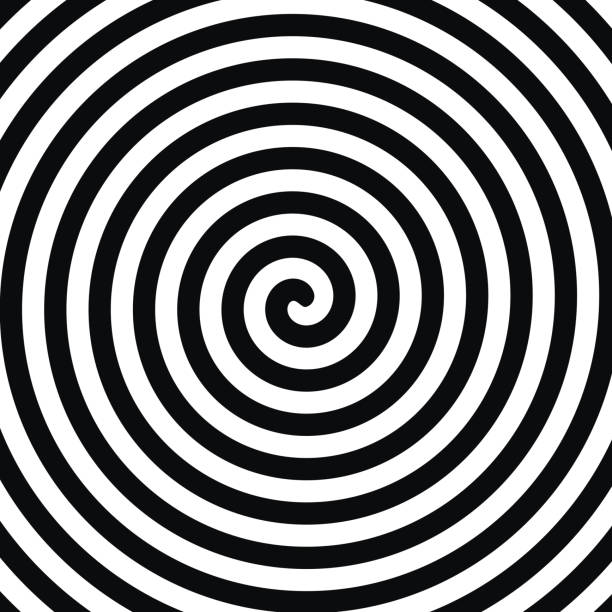 illustrations, cliparts, dessins animés et icônes de hypnose en spirale - spiral