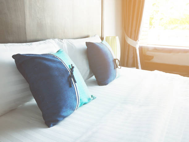 istock Comfort bedroom in the morning. 915087188