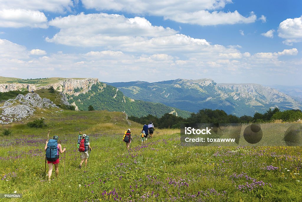 Hikers - Foto de stock de Excursionismo libre de derechos