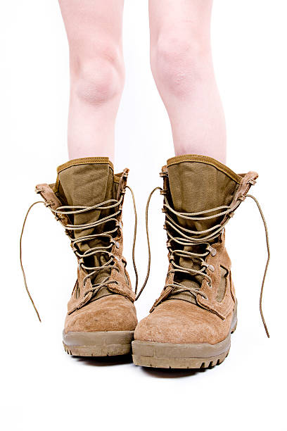 Combat Boot, Child, Military - iStock