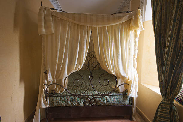 istock Canopy bed in a Marrakesh medina riad 91510226