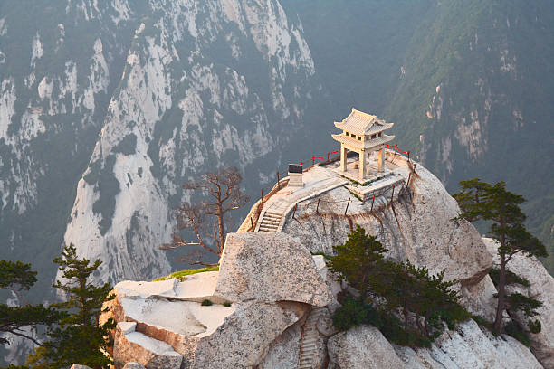 istock A stone pagoda with mountains in the background 91510460