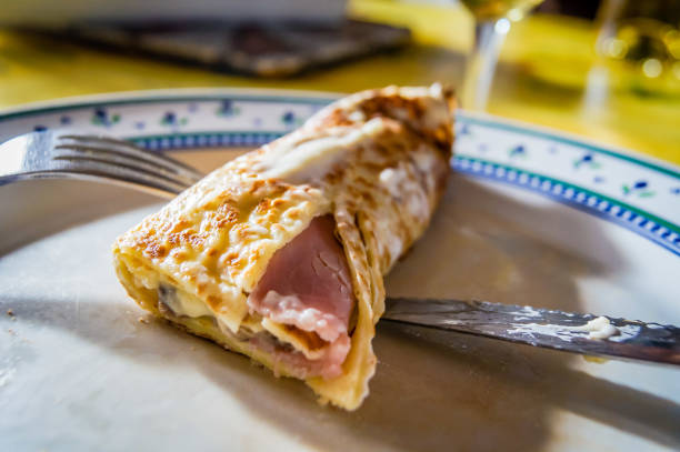 French crepe picardy stock photo