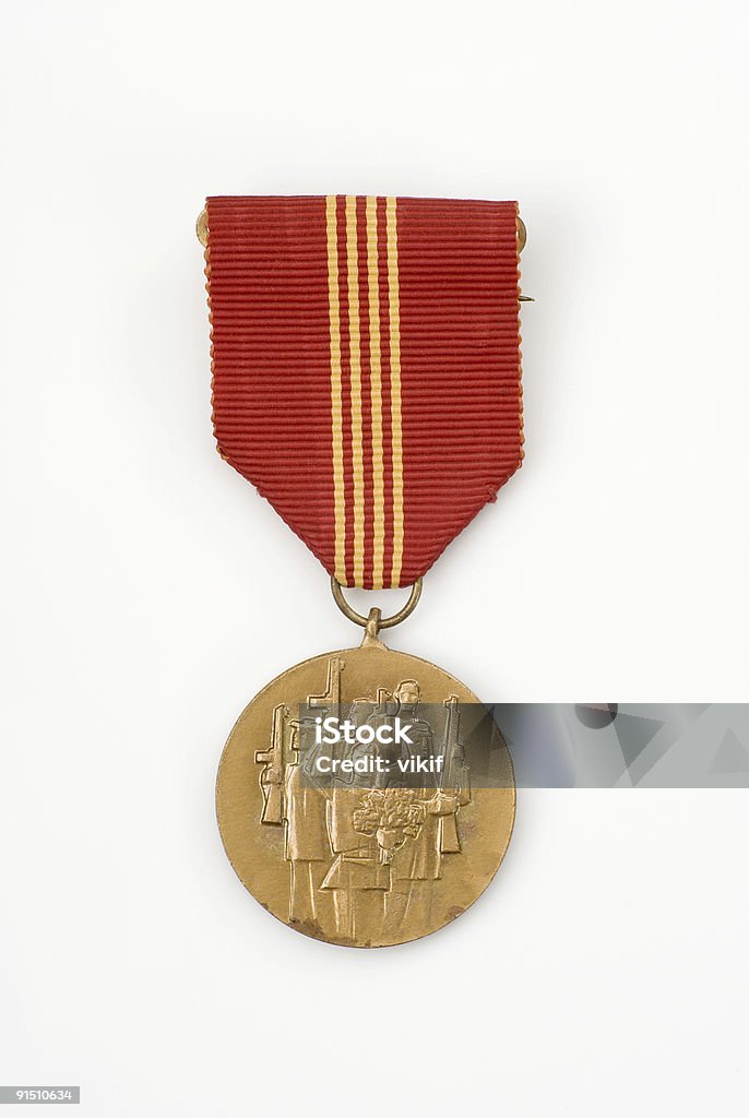Commendation Medalha - Royalty-free Amarelo Foto de stock