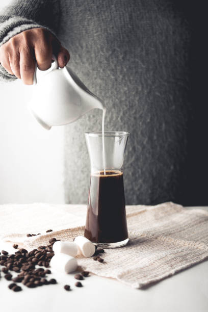 istock Arabica coffee in moka pot On a white background nature light 915112722