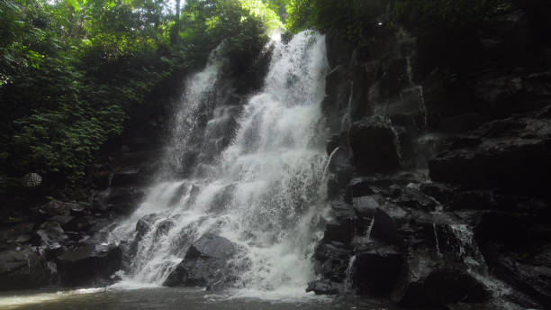istock Beautiful tropical waterfall. Bali,Indonesia 915121336
