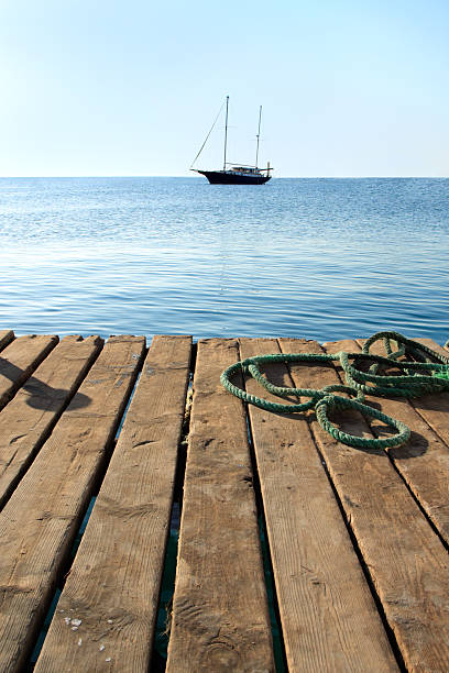 istock Sailboat near the Dock 91512861