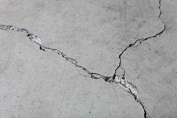 Detail of concrete with a \