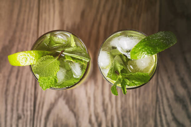 istock homemade mojito cocktail on wood table 915131408