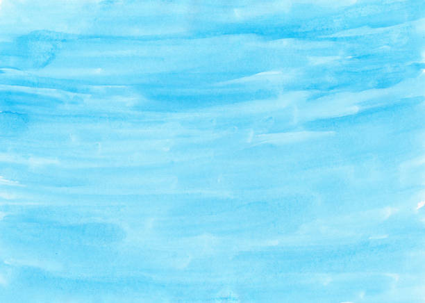 istock Abstract texture brush ink background blue aquarel watercolor splash hand paint on white background 915133322
