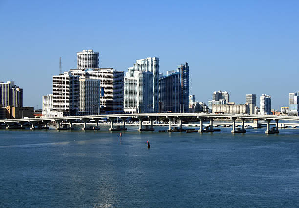 Downtown Miami stock photo