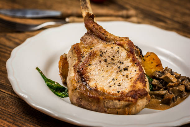 istock Baked pork chops or cutlet 915141308