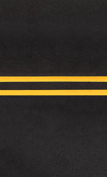 istock Looking Down at Freshly Paved Asphalt Road 91514185