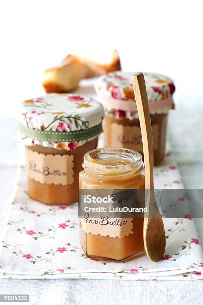 Homemade Pear Perserve Stock Photo - Download Image Now - Jar, Butter, Pear