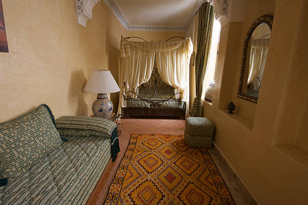 istock Bedroom in Moroccan Riad, Marrakesh 91514366