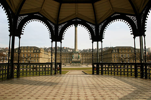 istock Stuttgart's Schlossplatz from the pavilion 91514392