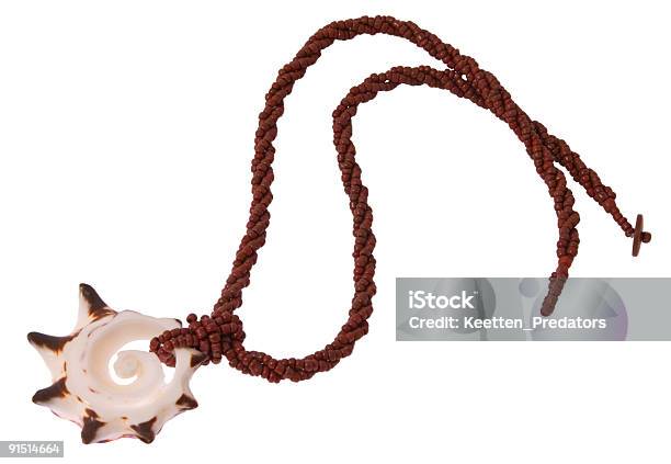 Seashell Kragen Stockfoto und mehr Bilder von Altertümlich - Altertümlich, Armband, Braun