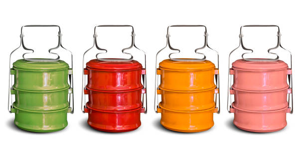 Vintage metal tiffin carrier