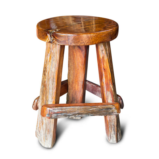 istock Wooden chair isolated 915148060