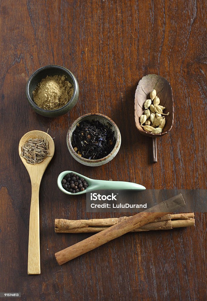 Chai Masala - Foto de stock de Grano de pimienta negra libre de derechos