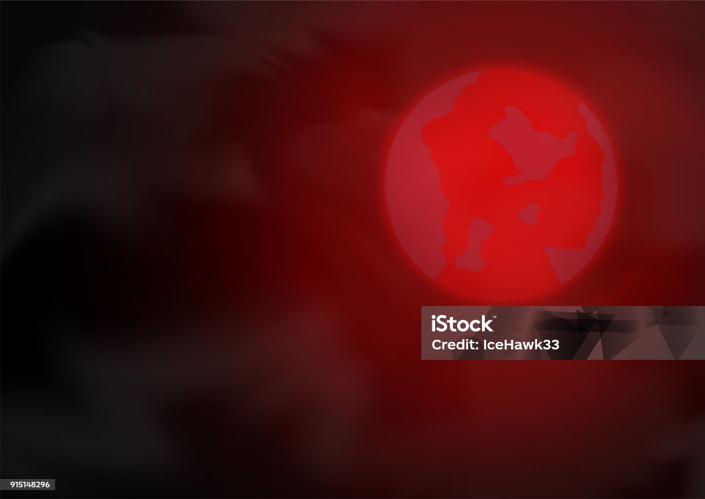 Red Moon Abstract The Red Moon On Night Sky Stock Illustration - Download Image Now ...
