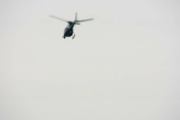 istock Helicopter in the sky 915151936
