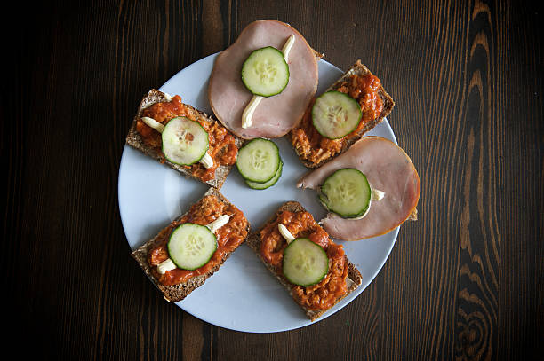 lunch dish stock photo