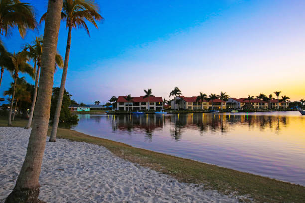 strand urlaub ziel cape coral florida - südwesten stock-fotos und bilder