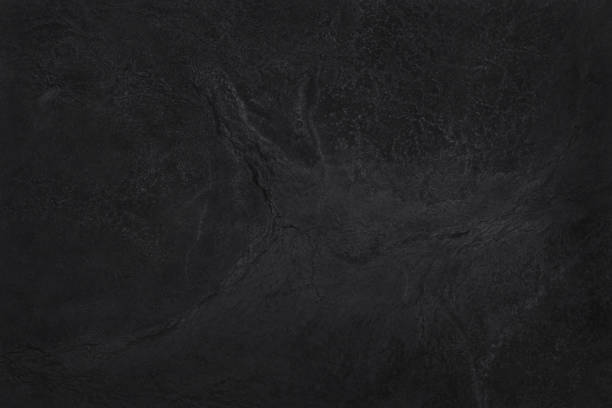 istock Dark grey black slate texture in natural pattern with high resolution for background and design art work. Black stone wall. 915155088