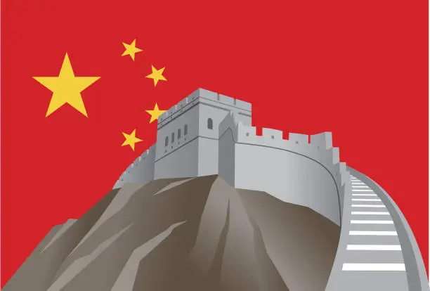 Vector illustration of China