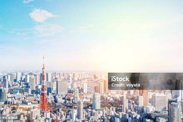 東京と太陽とお台場の空撮フレア光 - 都市のストックフォトや画像を多数ご用意 - 都市, 太陽の光, 昼間