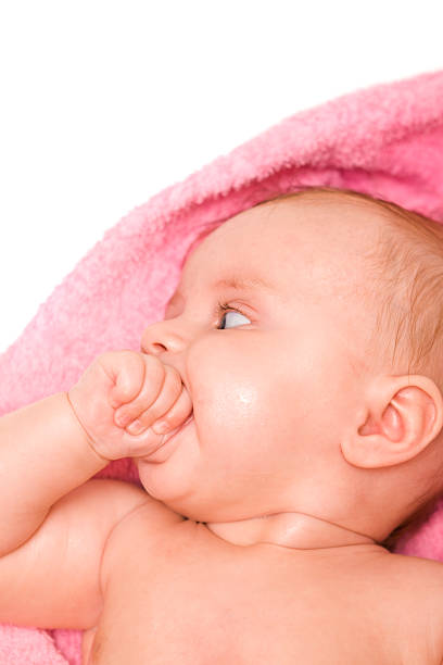 Bambino in bagno - foto stock