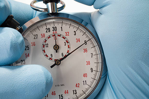 istock Close-up Doctor Holding a Chronometer 91516833