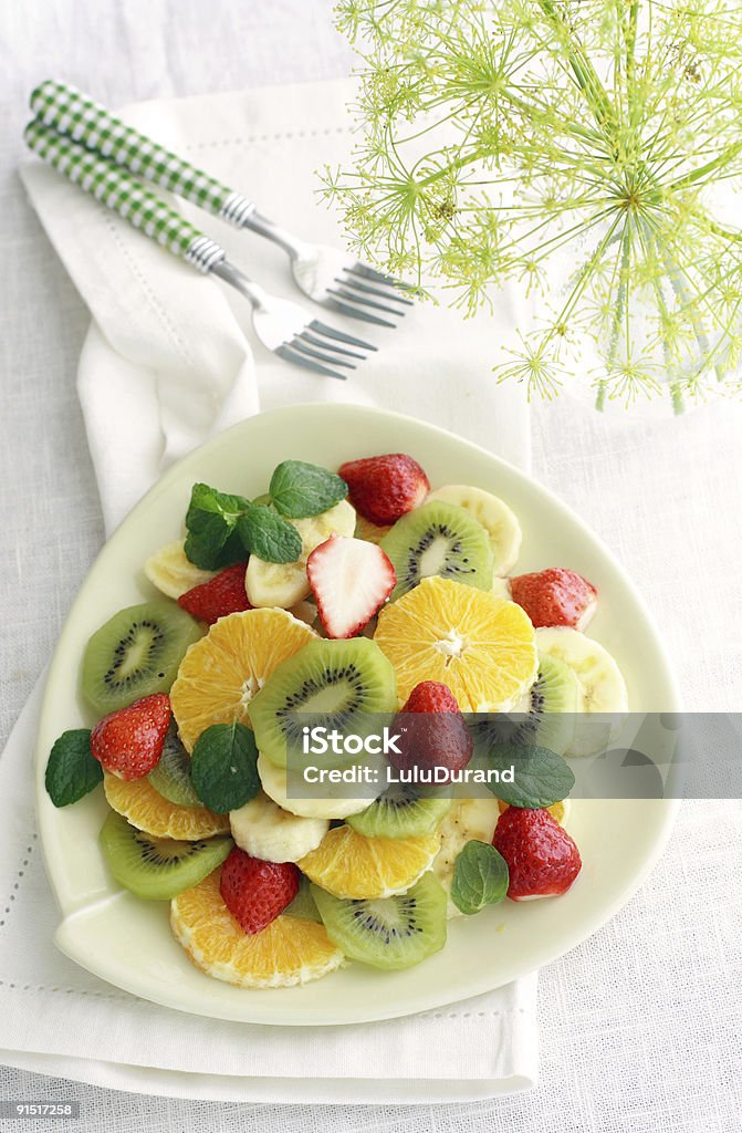 Salada de Frutas - Royalty-free Banana - Fruto tropical Foto de stock