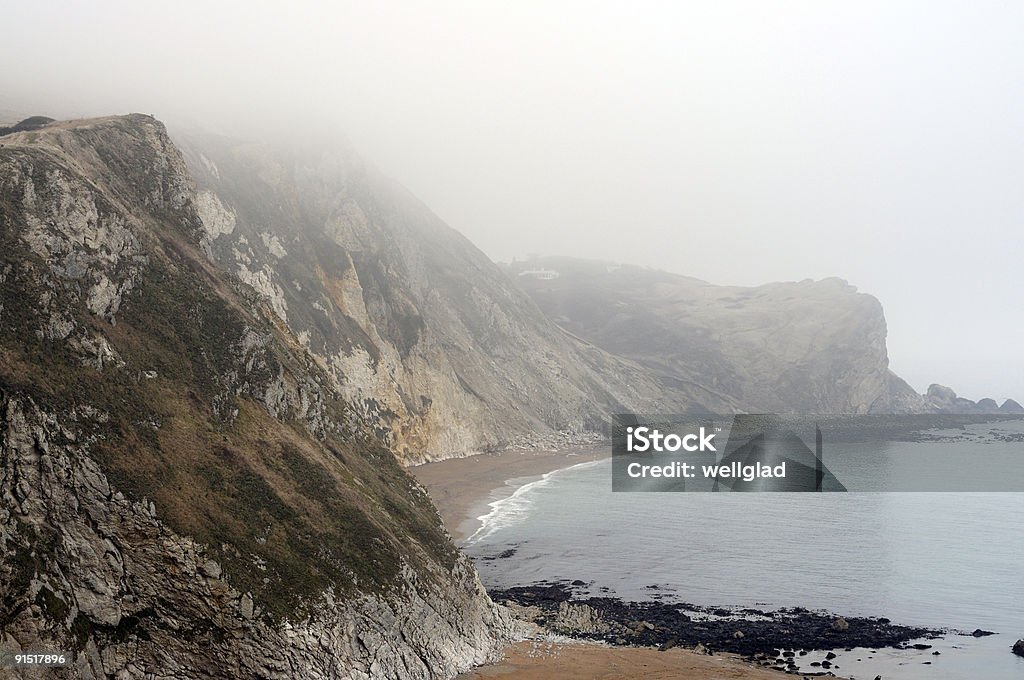 Baía de nevoeiro - Foto de stock de Areia royalty-free