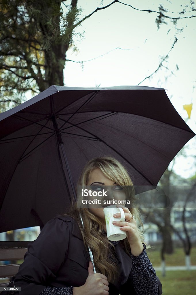 Girl with cup  Adult Stock Photo