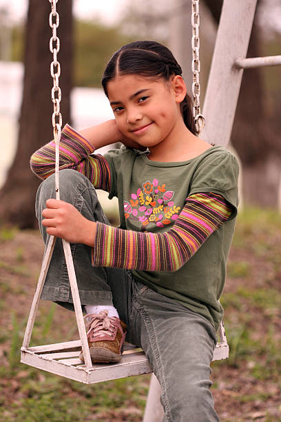 istock girl on swing 91518873