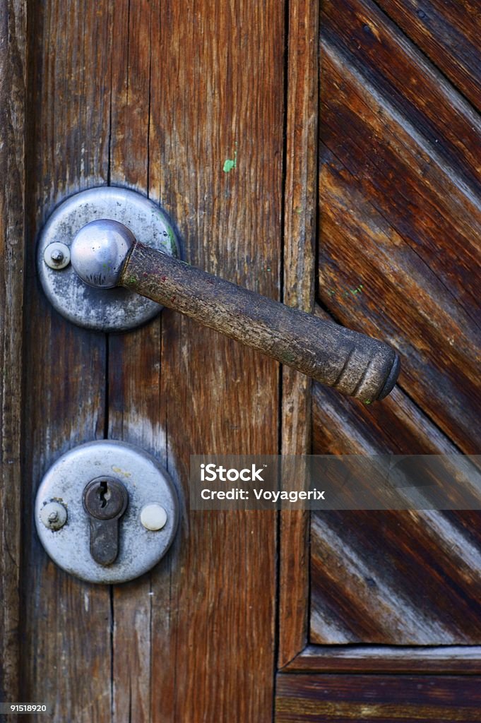 old door knob  Backgrounds Stock Photo