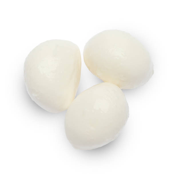 istock Traditional Italian Mozzarella cheese on white background 915189922