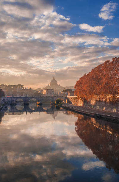 istock Rome autumn sunset panorama 915191236
