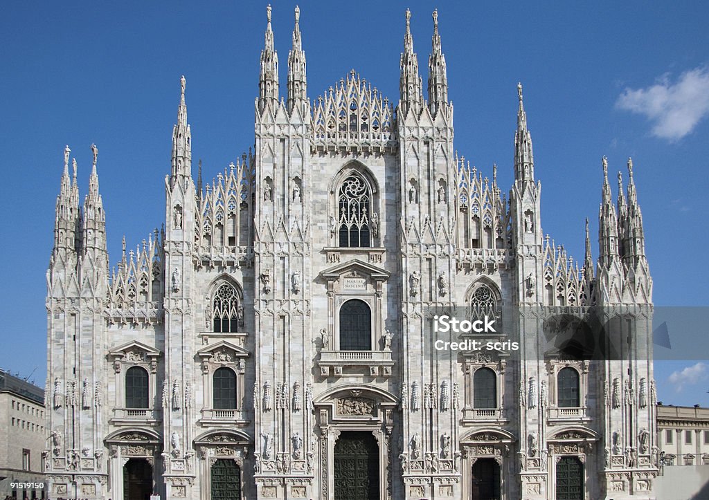 Cattedrale di Milano - Foto stock royalty-free di Ambientazione esterna