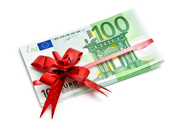 istock Banknotes tied red ribbon 91519164