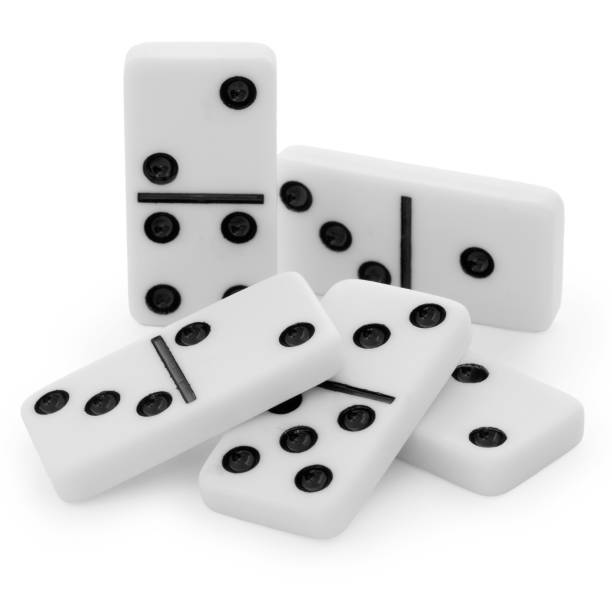 Pile from bones of a dominoes
