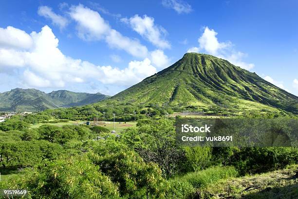 Wulkanu Diamond Head - zdjęcia stockowe i więcej obrazów Hawaje - Hawaje, Honolulu, Lēahi