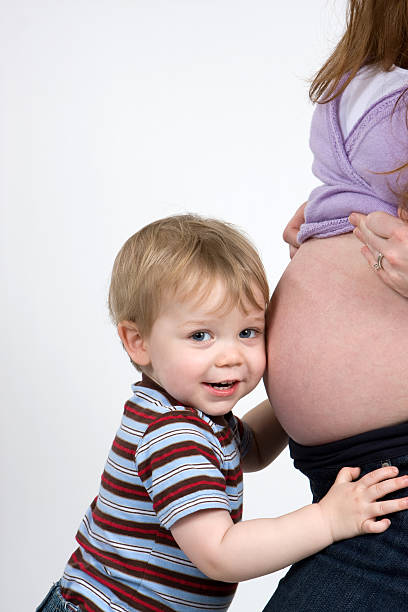 istock Pregnant Mother & Son 91519724