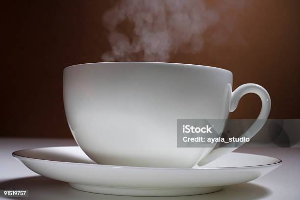 Tasse Kaffee Mit Dampfbad Stockfoto und mehr Bilder von Dampf - Dampf, Farbbild, Fotografie