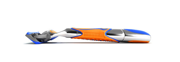 istock Mens razor 3d render on white background 915198050